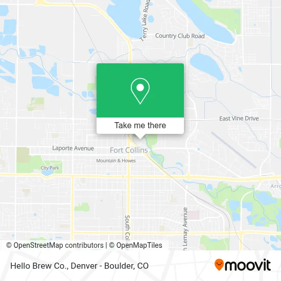 Hello Brew Co. map