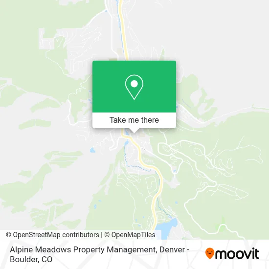 Alpine Meadows Property Management map