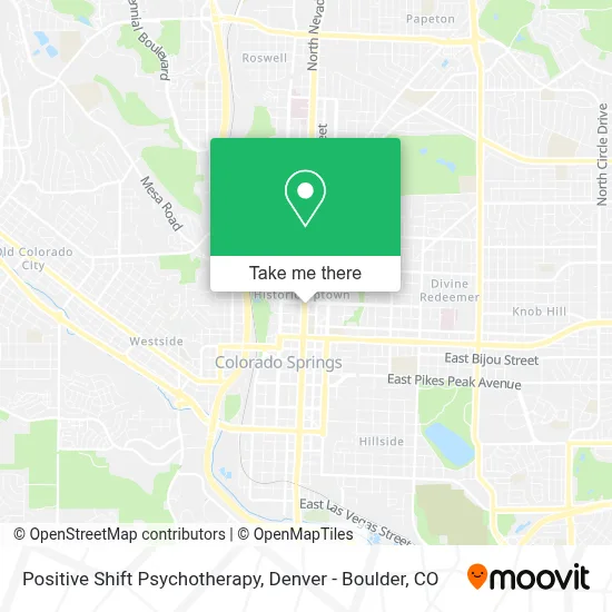 Positive Shift Psychotherapy map