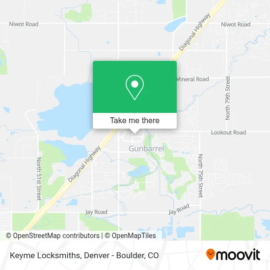 Keyme Locksmiths map