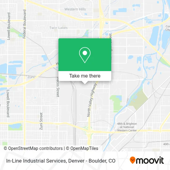 In-Line Industrial Services map