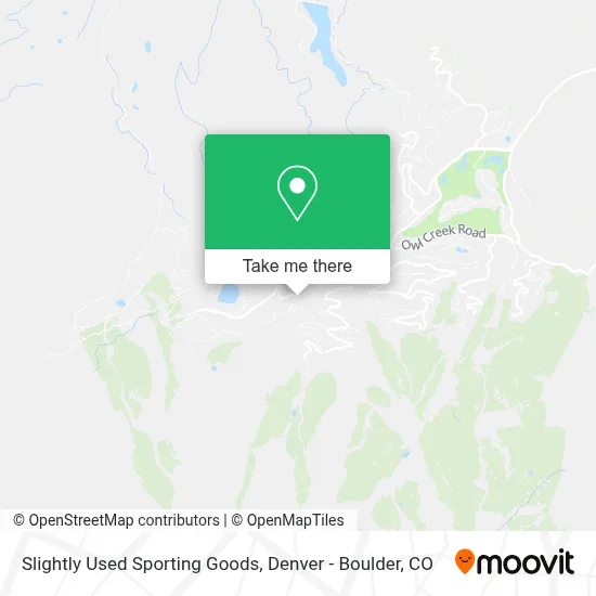 Slightly Used Sporting Goods map