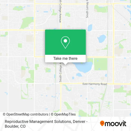 Reproductive Management Solutions map