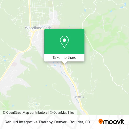 Rebuild Integrative Therapy map