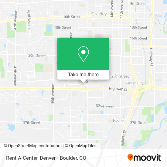 Rent-A-Center map