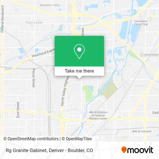 Rg Granite Gabinet map