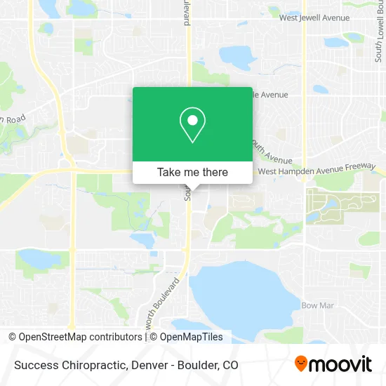 Success Chiropractic map
