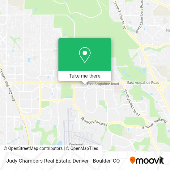 Judy Chambers Real Estate map