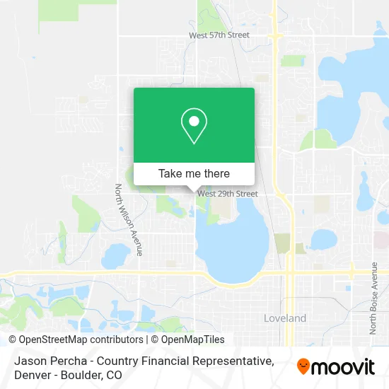 Jason Percha - Country Financial Representative map