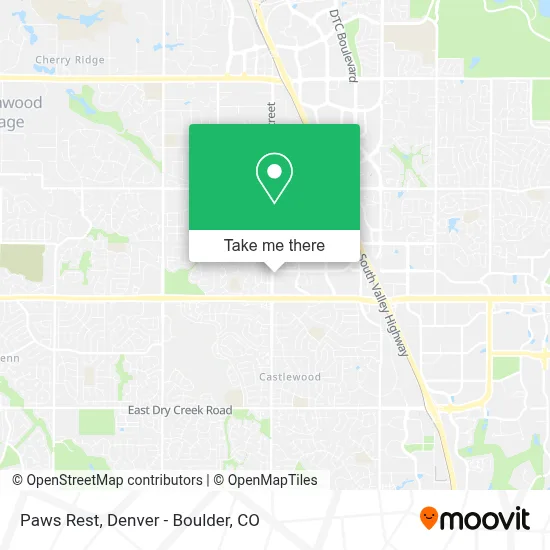 Paws Rest map