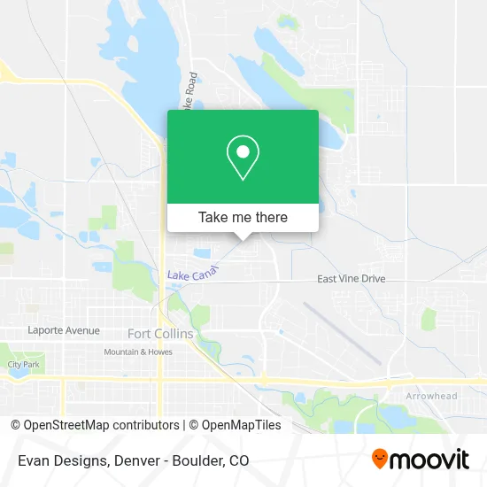 Evan Designs map