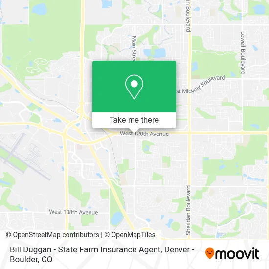 Bill Duggan - State Farm Insurance Agent map