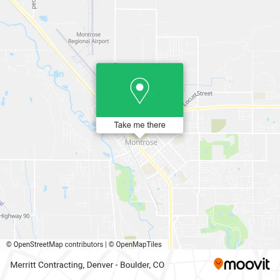 Merritt Contracting map