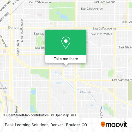 Peak Learning Solutions map