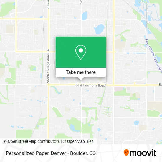 Personalized Paper map