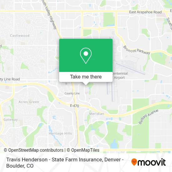 Travis Henderson - State Farm Insurance map