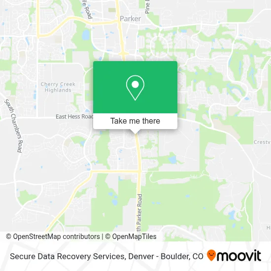 Secure Data Recovery Services map