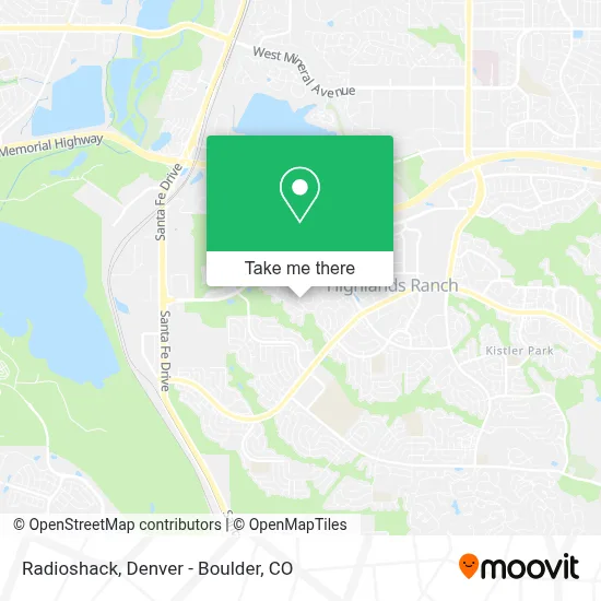 Radioshack map