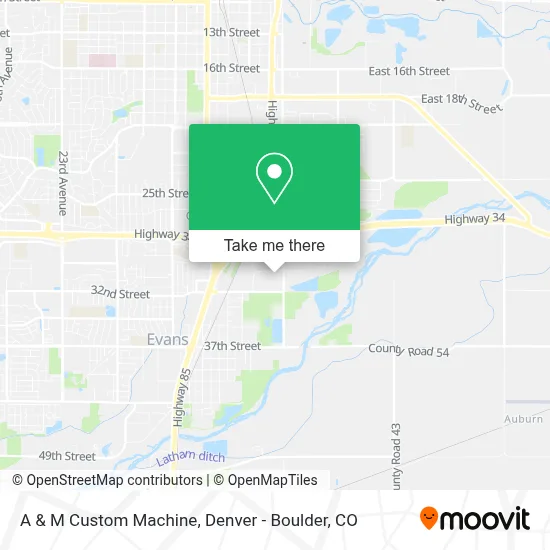 A & M Custom Machine map