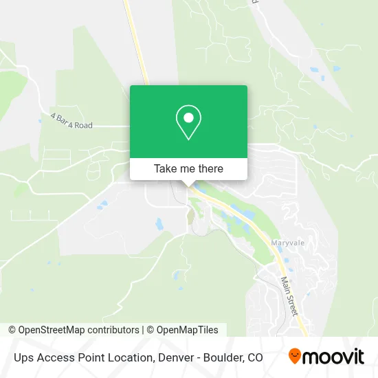 Ups Access Point Location map