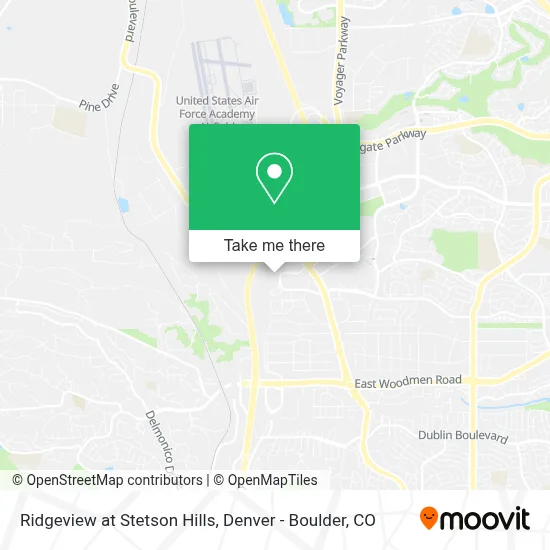Ridgeview at Stetson Hills map