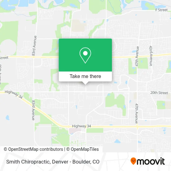 Smith Chiropractic map
