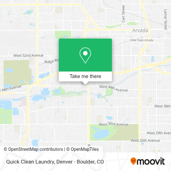 Quick Clean Laundry map