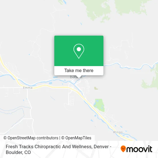 Fresh Tracks Chiropractic And Wellness map