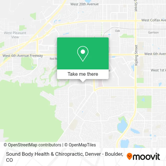 Sound Body Health & Chiropractic map