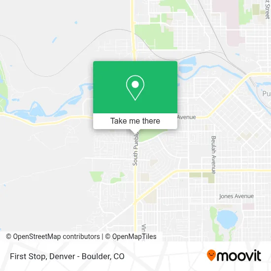 First Stop map