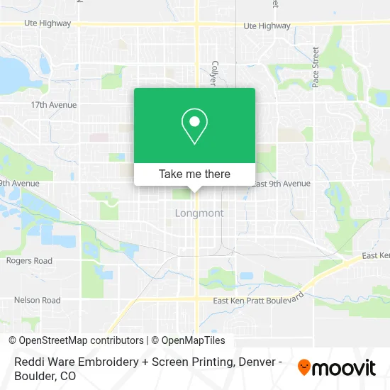 Reddi Ware Embroidery + Screen Printing map