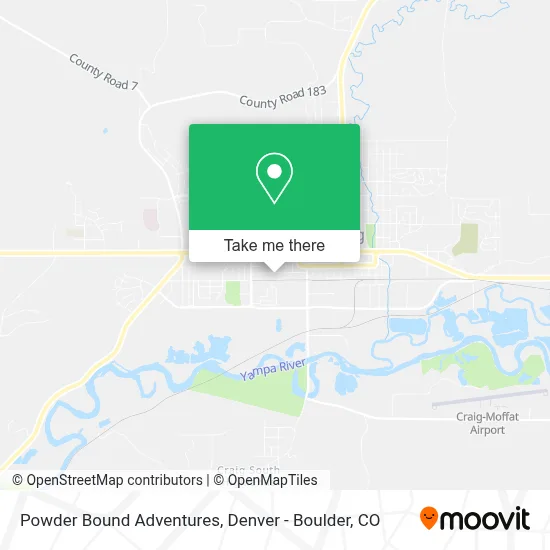 Powder Bound Adventures map