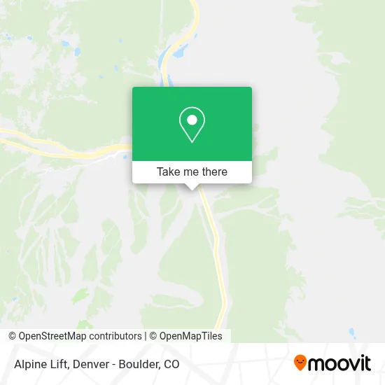 Alpine Lift map