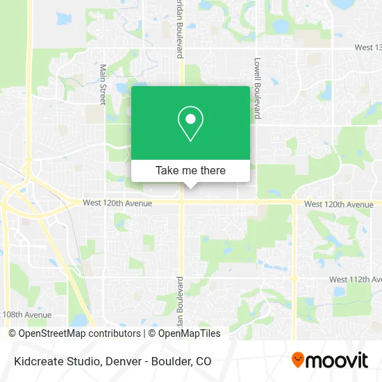 Kidcreate Studio map
