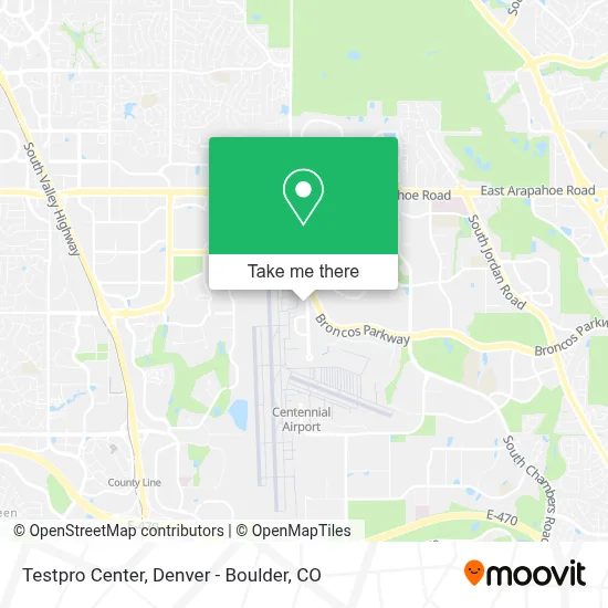 Testpro Center map