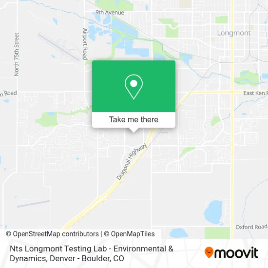 Nts Longmont Testing Lab - Environmental & Dynamics map