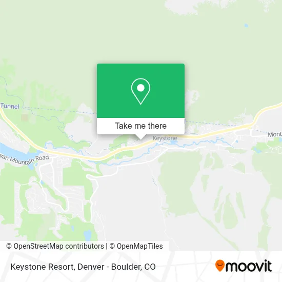Keystone Resort map