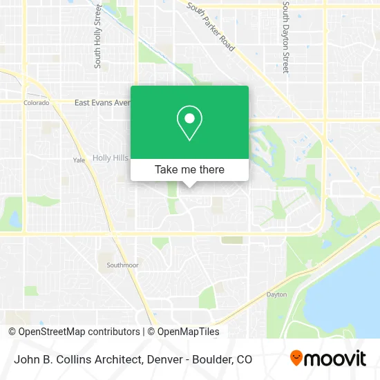 John B. Collins Architect map