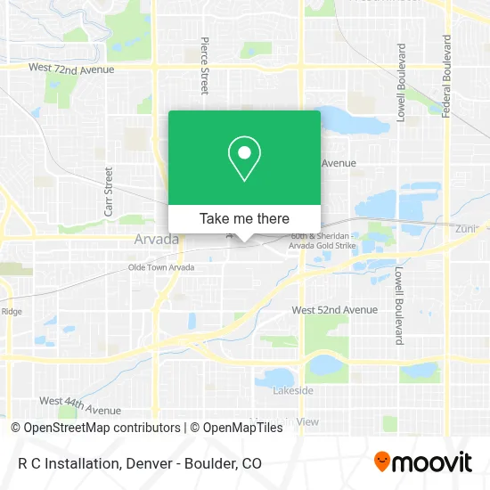 R C Installation map