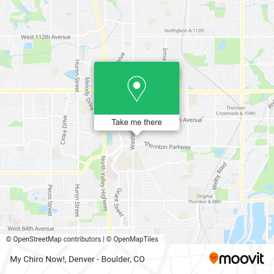 My Chiro Now! map