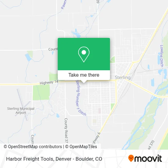 Harbor Freight Tools map