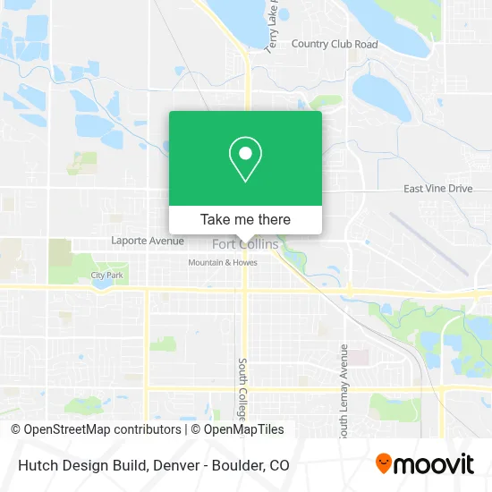 Hutch Design Build map