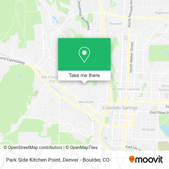 Park Side Kitchen Point map