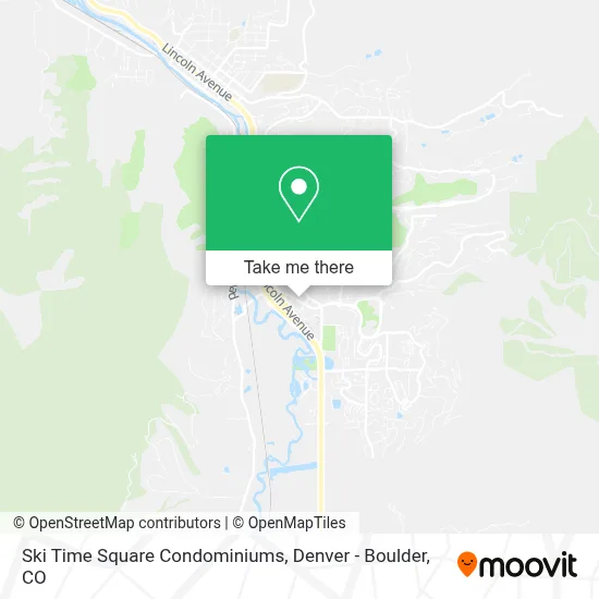 Ski Time Square Condominiums map