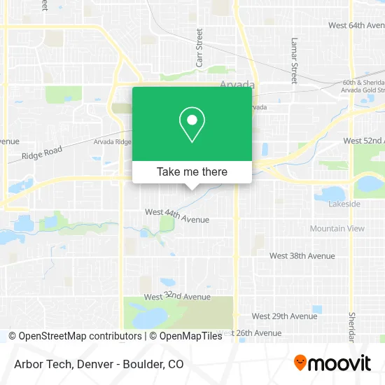 Arbor Tech map