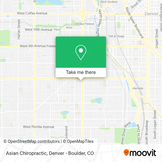 Asian Chiropractic map
