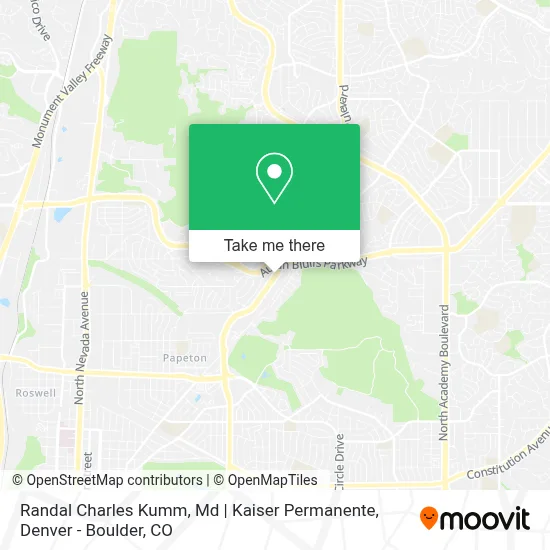 Randal Charles Kumm, Md | Kaiser Permanente map