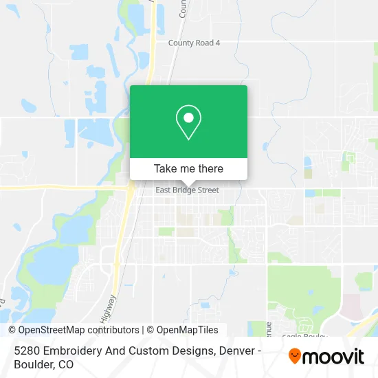 5280 Embroidery And Custom Designs map