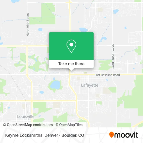 Keyme Locksmiths map