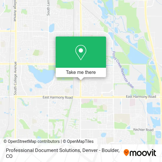 Professional Document Solutions map